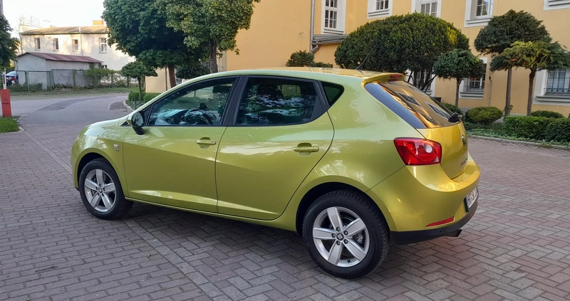 Seat Ibiza cena 17890 przebieg: 173250, rok produkcji 2008 z Kwidzyn małe 137
